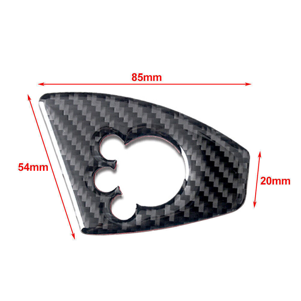 Carbon Fiber Interior Door Lock Button Cover Trim for Audi TT TTRS 2008-14 2009