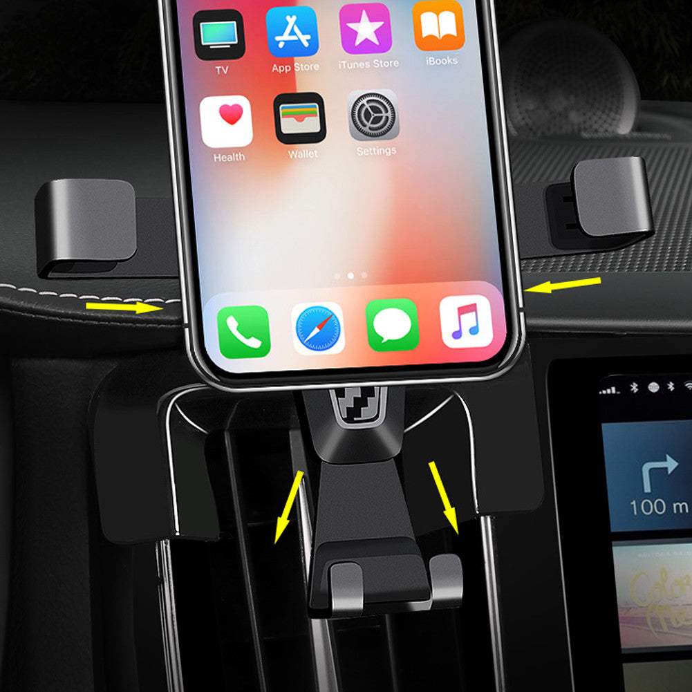 Gravity Smartphone Stand GPS Mount with AC Clip for 2018-19 for Volvo XC60