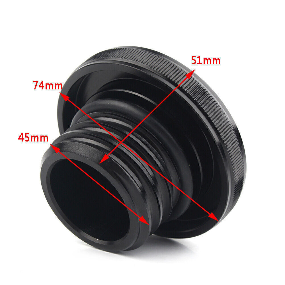 for Harley Road King 94-later Motorcycle Gas Tank Black Oil Cap Vent Fuel Cover