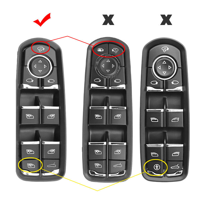Front Left Window Switch Button Panel Fit for Porsche for Cayenne /Macan/ for Panamera
