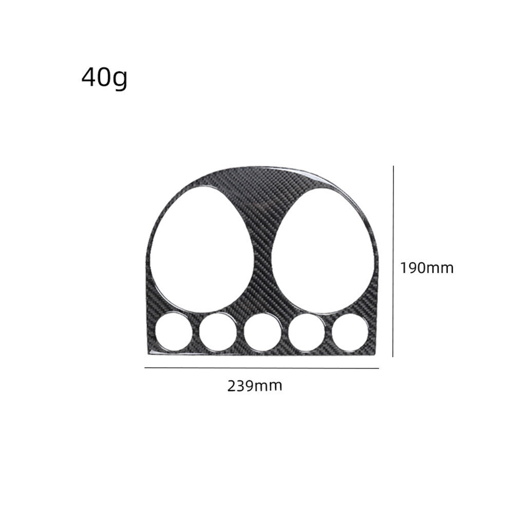 Carbon Fiber Central Control Air Outlet Trim Cover for Audi TT 8N 2001-2006