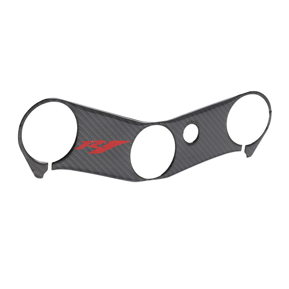 Carbon Fiber Look Handle Yoke Cover Gel Protector Sticker for Yamaha R1 2002-03