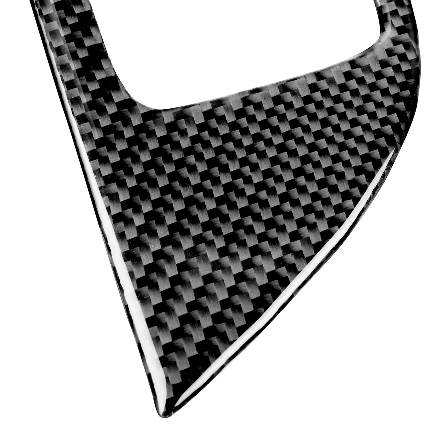 2PCS Carbon Fiber Interior Door Handle Cover Fit for Mitsubishi Lancer 2008-15