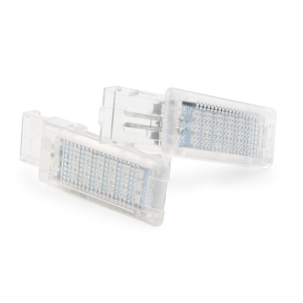 for VW Golf6 2009-2013 for Jetta 2006-2008 for SKODA 2x Blue 12V LED Footwell Light Lamp