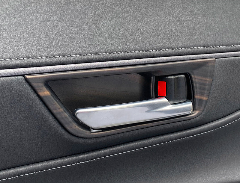 For 2021-2023 for Toyota Venza Wood Grain Interior Door Handle Bowl Cover frame Trim