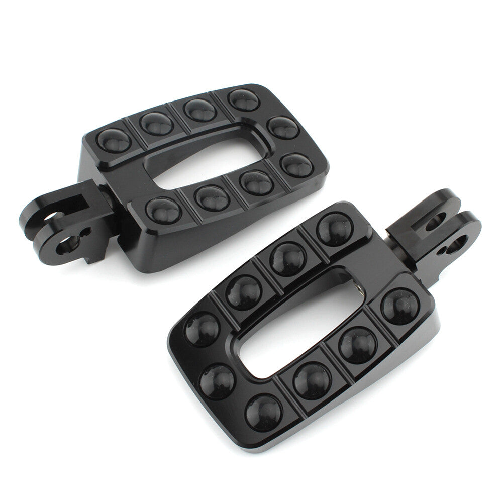 For T100 2002-2013 Adventurer Black Rear Foot Peg Footrest Foot Pedal Non-slip