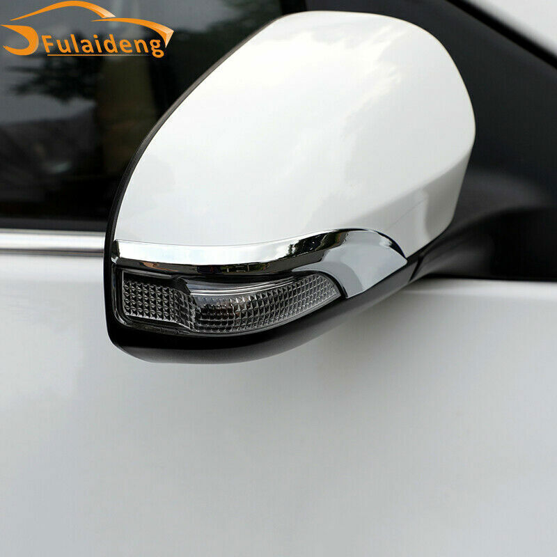 for Toyota for Corolla 2014-2018 Chrome Rearview Side Door Mirror Strips Cover Trim
