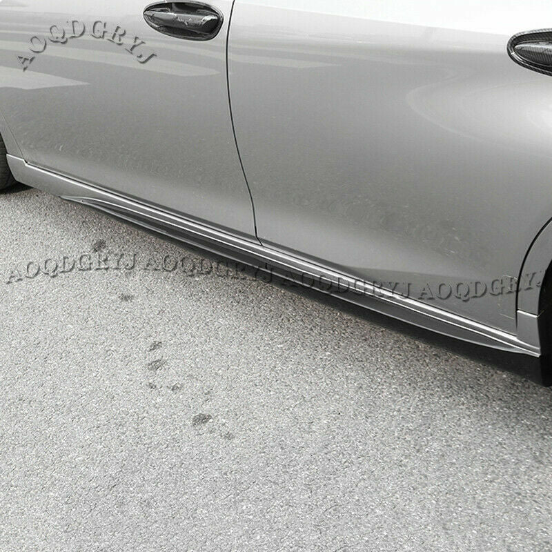 Unpainted Side Skirts Extensions spoiler Body Kit for Lexus ES250/300h/350 19-22