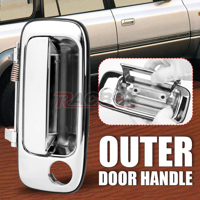 Chrome Front Right Outer Door Handle for Toyota Landcruiser 80 Series 1990-1998
