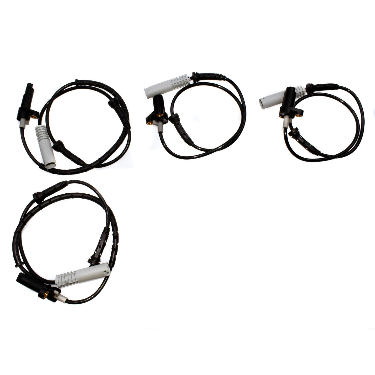 for BMW 528i 540i 34521182159 34521182160 4x Front Rear ABS Wheel Speed Sensor
