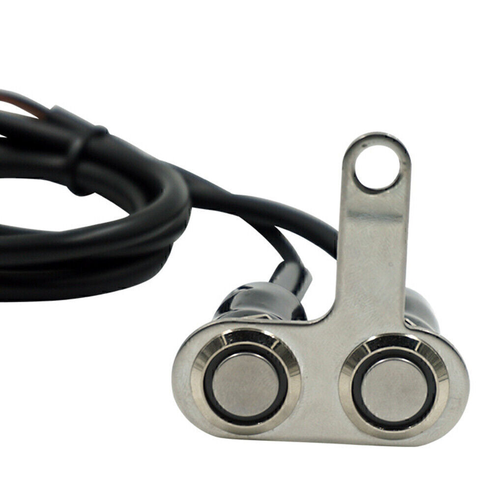 12V LED Right Switch Handlebar Adjustable Mount Waterproof Switches Blue