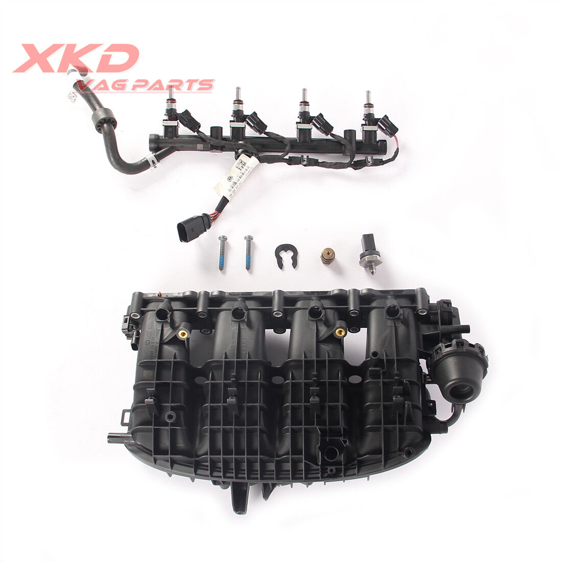 Intake Manifold Fuel Injection Rail Kit Fit for VW Atlas for Tiguan for Audi Q3 Q5 Q7