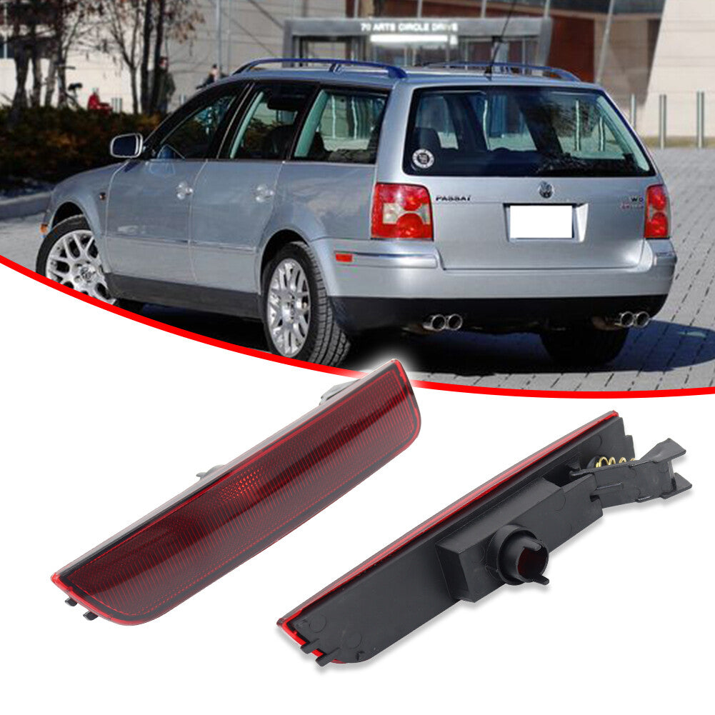 Red rear bumper side marker light housing for Volkswagen for Passat B5.5 2001 - 2005