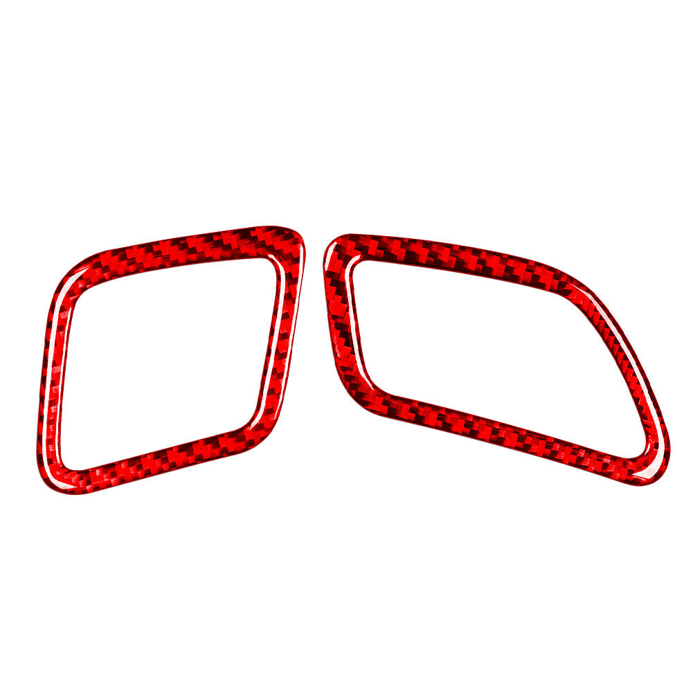 Dashboard Side Air Vent Outlet Cover Trim Red for Infiniti JX35 QX60 2013-2016