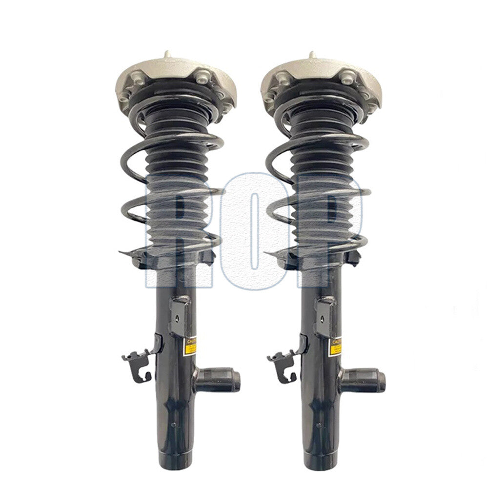 Pair for BMW F30 F31 F32 F36 340i 435i xDrive AWD Front Shock Struts Assys w/EDC