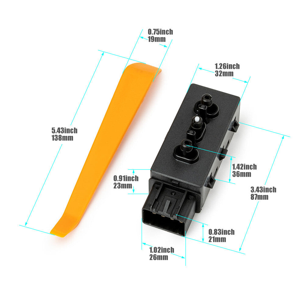12451495 6-Way Driver for Seat Adjustment Switch for GMC for Chevy for CHEVROLET 2004-13 EXC