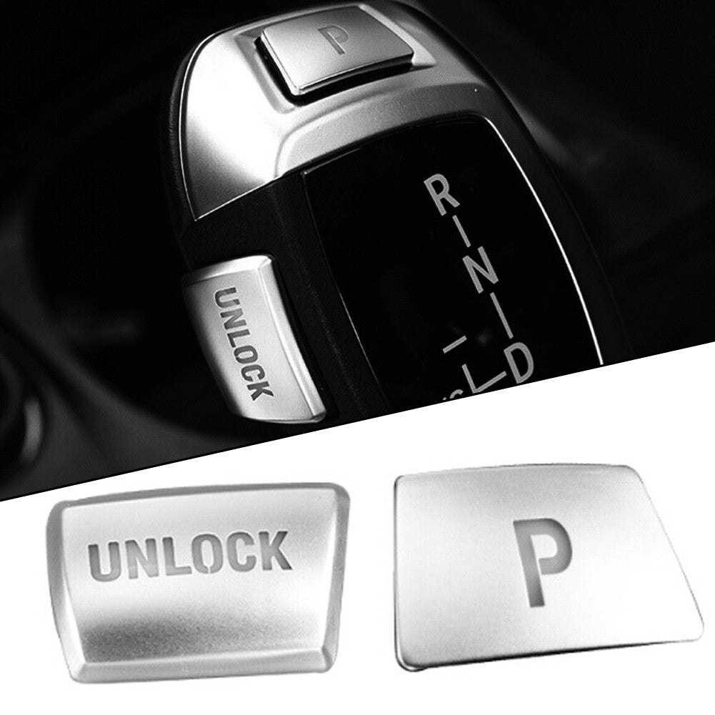 Gear Shift Knob PUNLOCK Button-Cover Trim For X6 E70 E71 X3 1 2 3 4 5 7