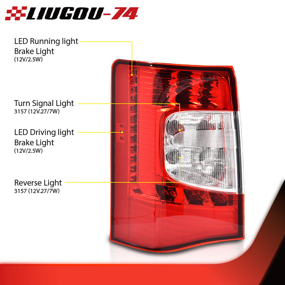 Suitable for 2011-2016 for Chrysler Town Country LED taillights to replace brake lights.