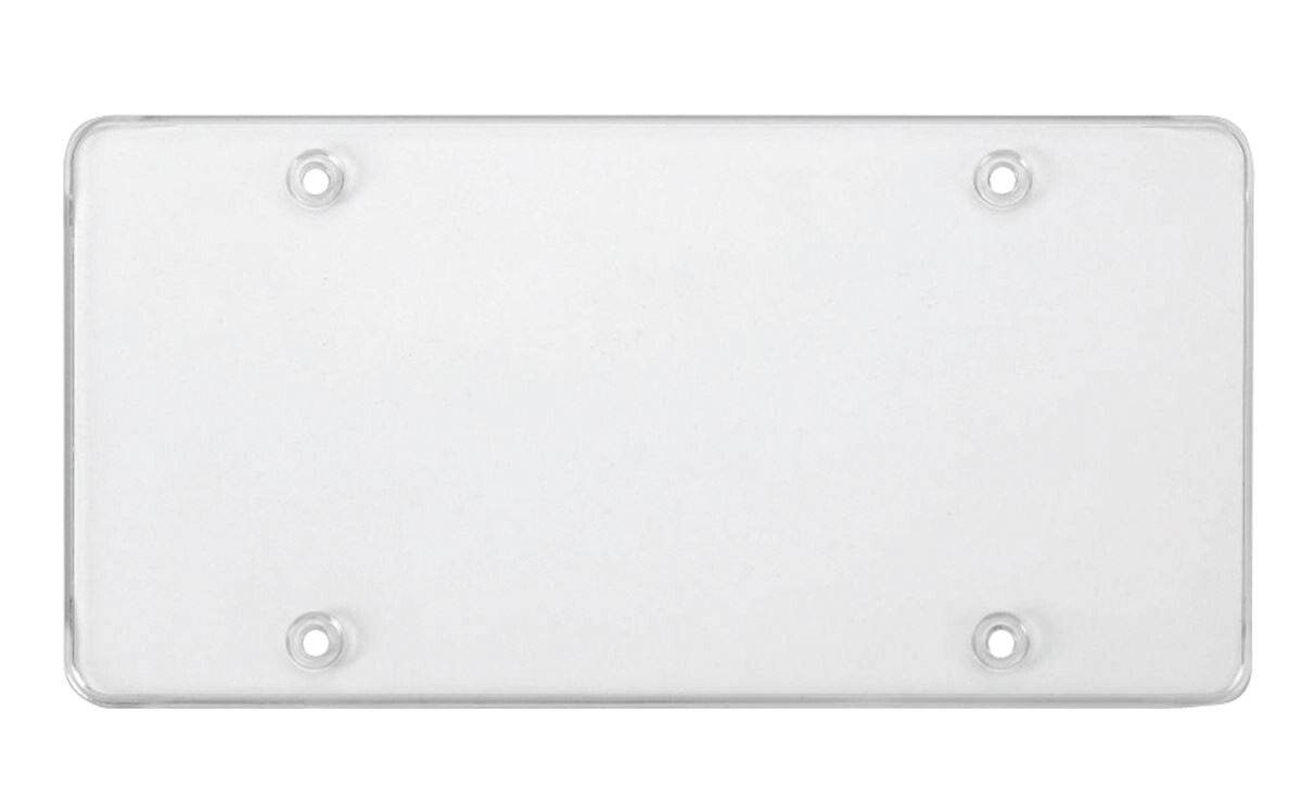 2-piece transparent car license plate frame cover for front and rear trunk, suitable for Mitsubishi .