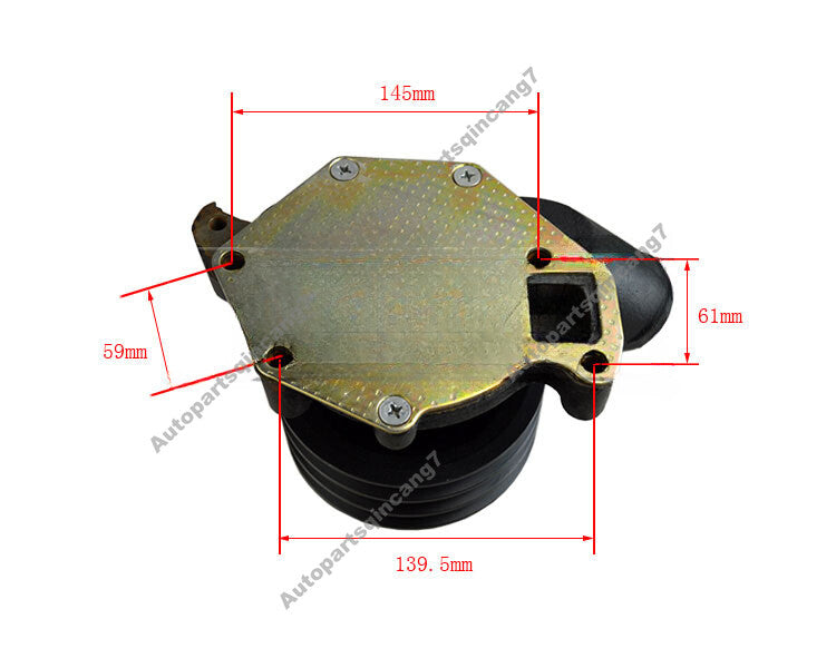 Cooling pump 6102-B1-08-00A for Heli forklifts 6102 engine fluid water pump