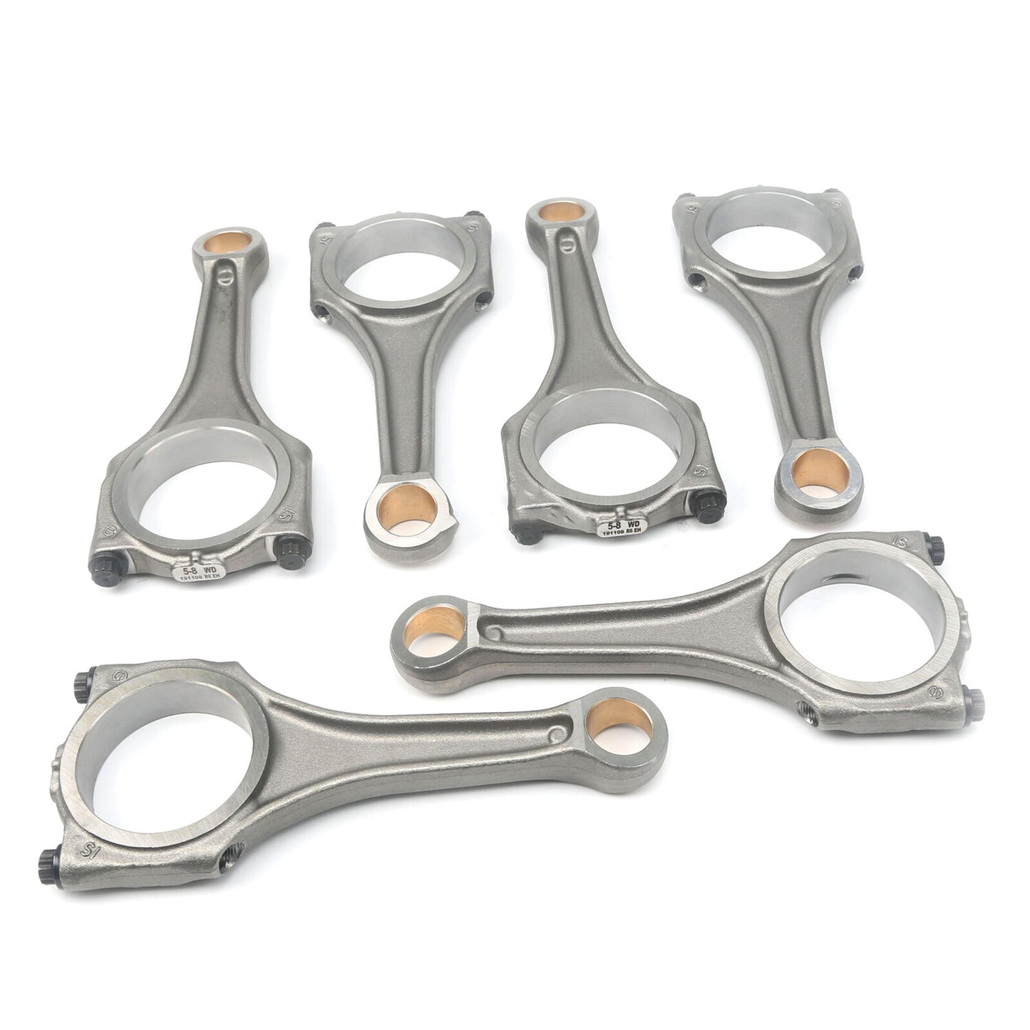 6x Con Rod Connecting Rod for Audi A4 A6 A7 Q5 Q7 for VW Touareg 2010-2018 TFSI 3.0L