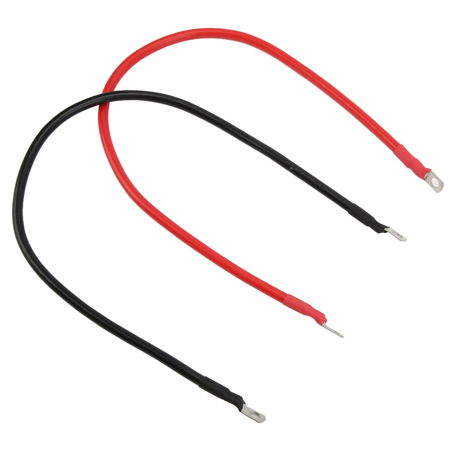 Hot 2pcs Battery Inverter Cable Red Black 8AWG Gauge Flexible PVC Part For Car