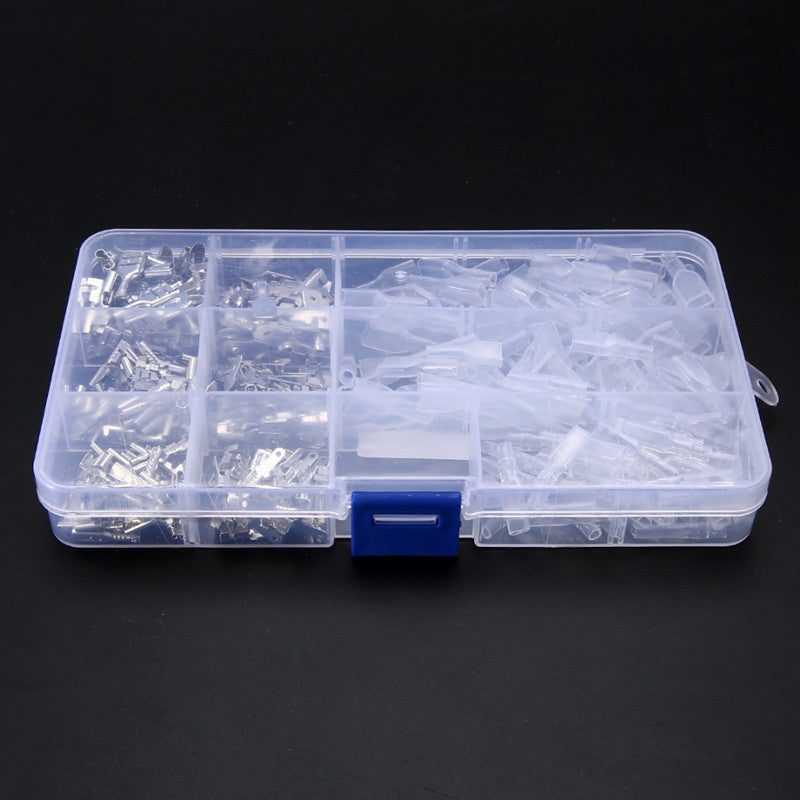 270Pcs 2.8/4.8/6.3mm Car Male Female Wire Spade Connector Cable Crimp Terminals