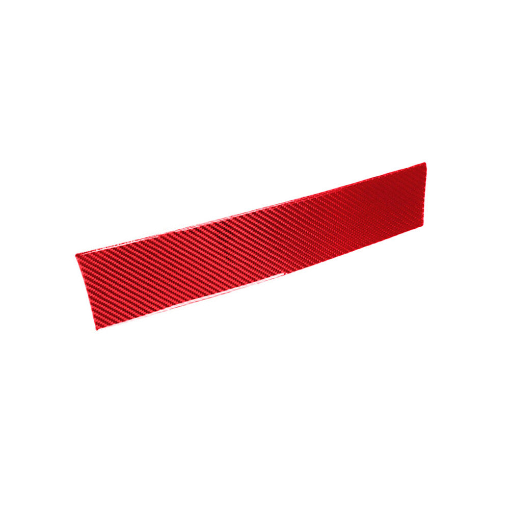 Red Carbon Fiber Passenger Storage Panel Cover for BMW X5 E70 X6 E71 2008-2013