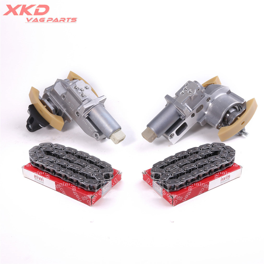 L R Camshaft Timing Chain Tensioner Kit for Audi A6 S6 for A8 Touareg 077109087P