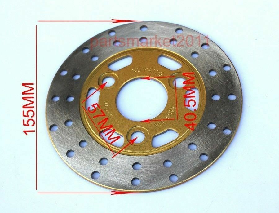 155MM Disc Brake Rotor for Honda Monkey Z50 Z50R Z50A Skyteam Z50 Gorilla silver