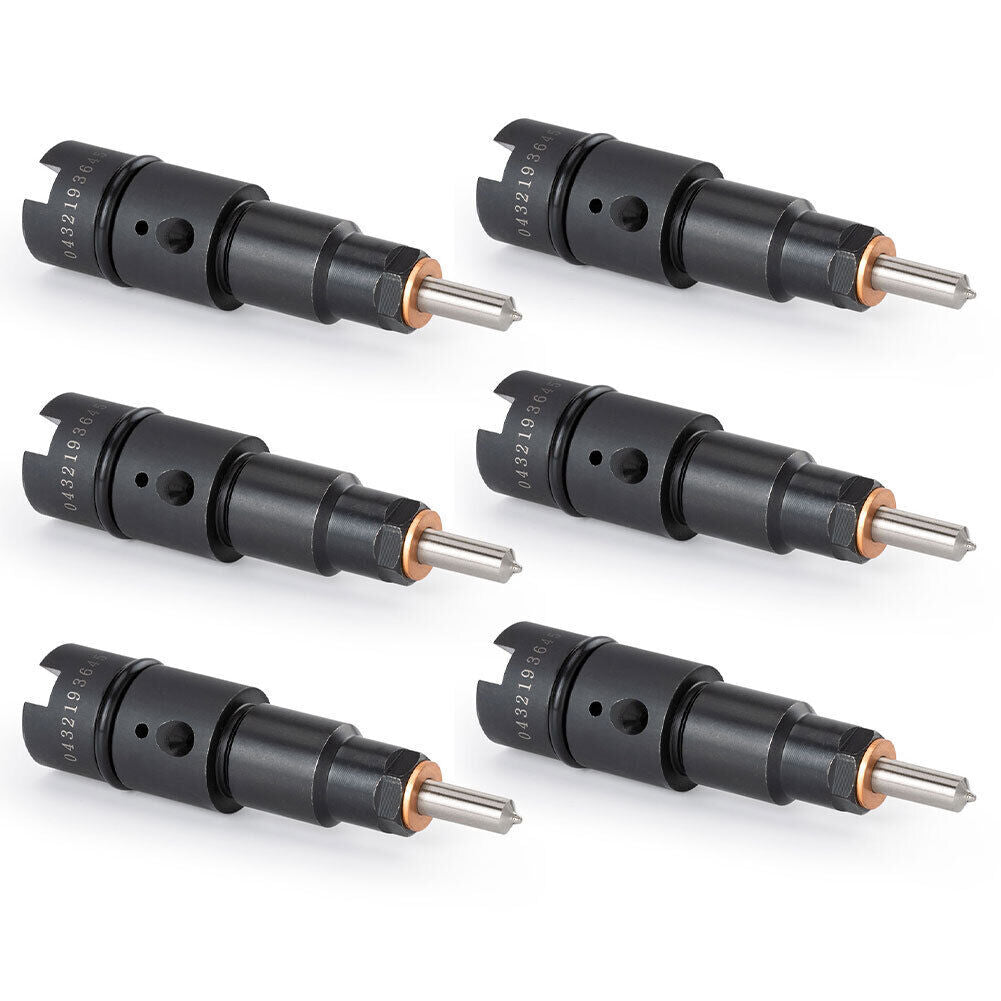 6-piece fuel injector kit (0432193645 3944200 39442015) for ISB 5.9L engine.