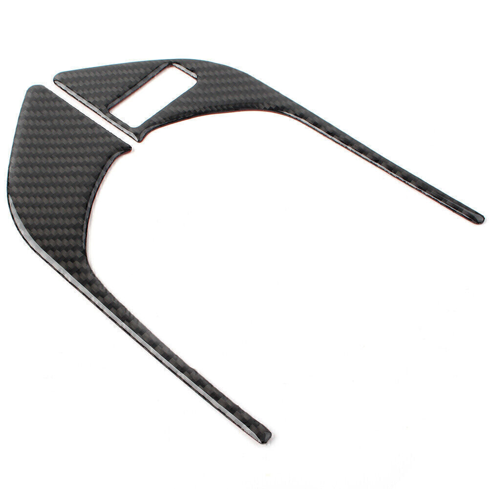 Carbon fiber interior front door handle cover trim for Subaru Forester 2013 - 2018