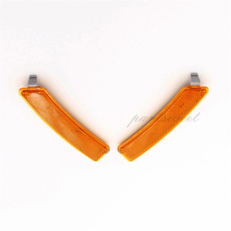 Pair LH RH Front Bumper Side Marker Reflector Lamps Fit for 13-16 for Lincoln MKZ