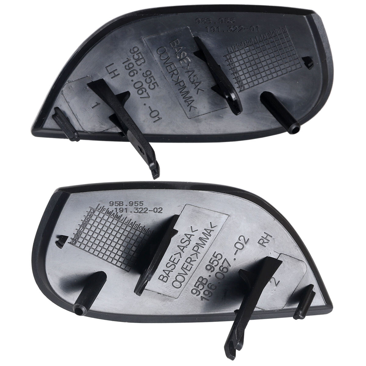 Headlight cleaning cap decorative protective cover for left and right sides, suitable for 2015-2018 for Porsche Macan 95B.