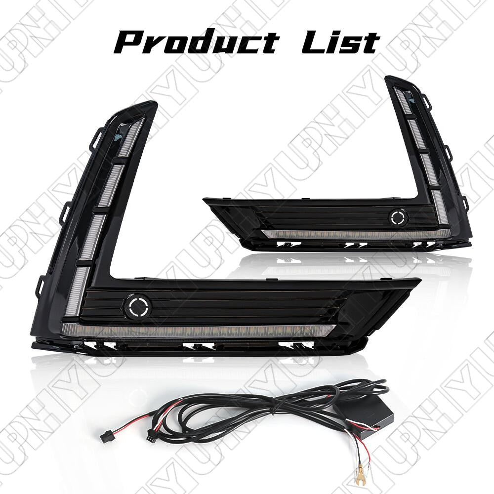for Honda for CR-V 2023-2025 Bi-Function LED DRL Fog Lights Kit with Wiring Harness