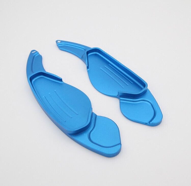 for Range Rover Velar 18-23 Blue Alloy Steering Wheel Shift Paddle Extension 2X