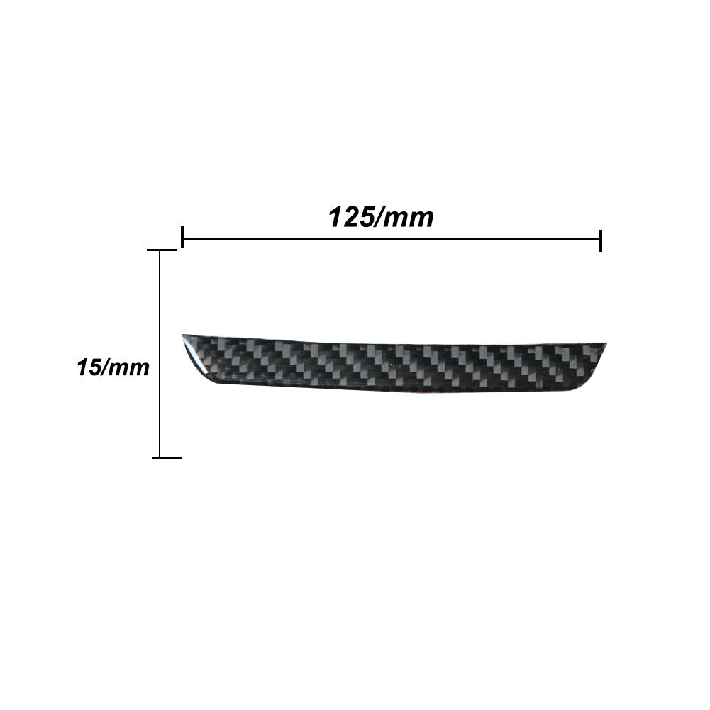 Carbon Fiber Gear Shift Panel Below Frame Trim Cover for Subaru Forester 2005-08