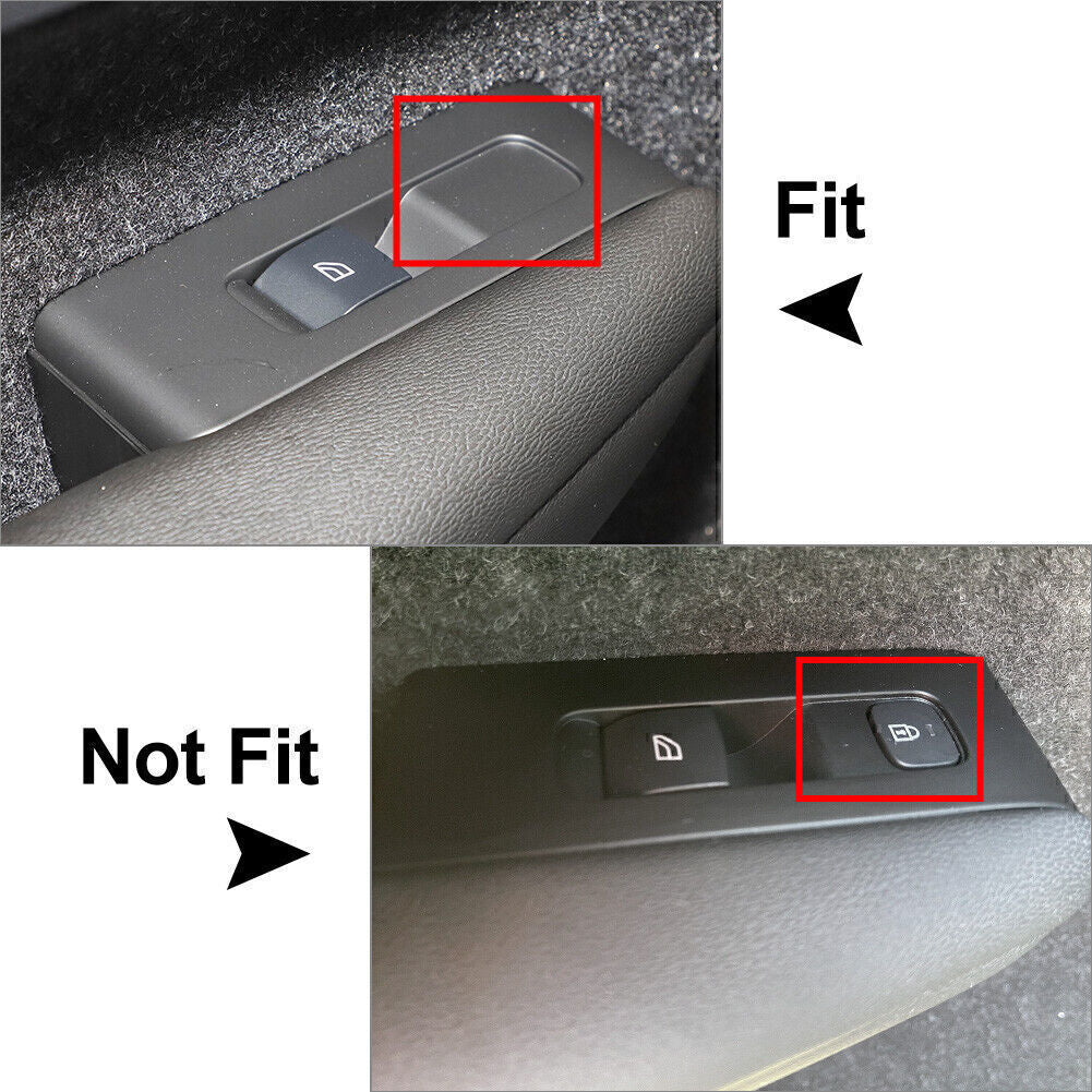 for Volvo XC40 2018-2020 2019 Window Switch Lock Cover Trim Matte Silver 4x