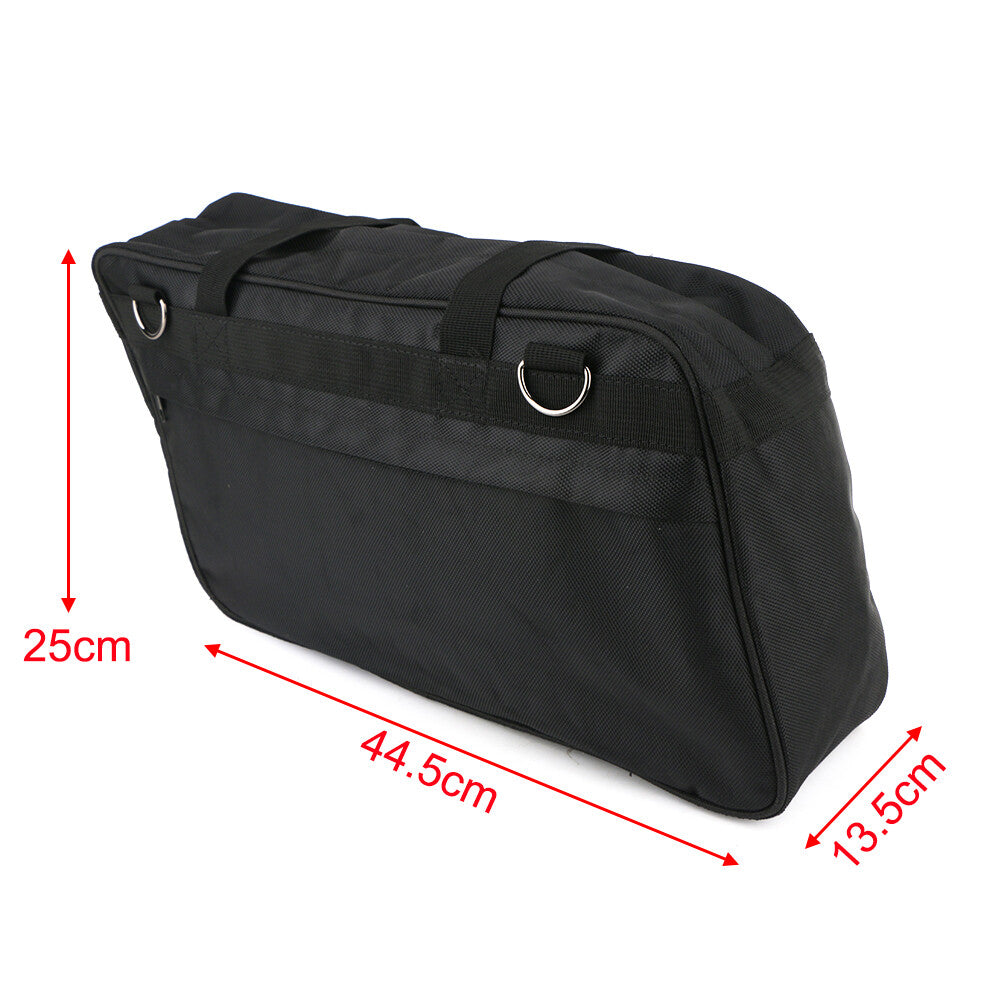 Left side motorcycle saddlebag lining travel touring bag travel gliding