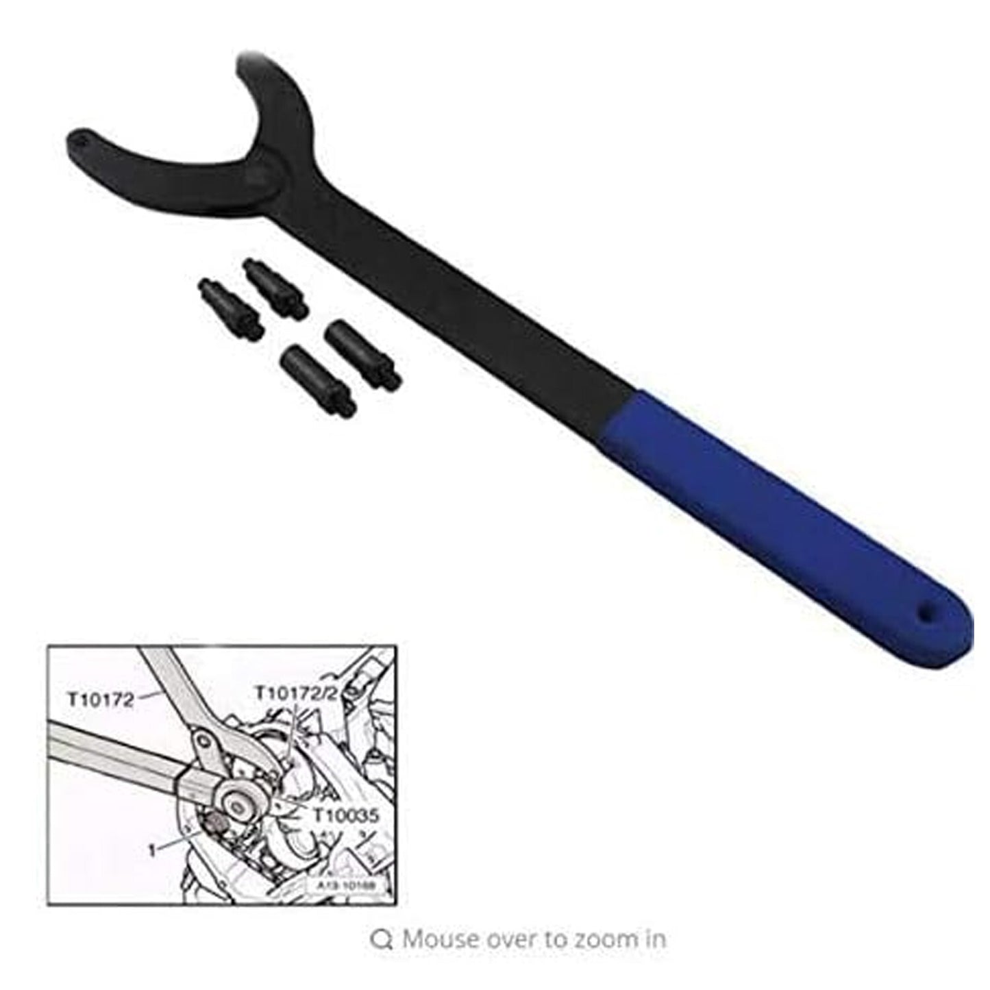Engine timing belt replacement tool and anti-timing pulley bracket tool for Volkswagen for Golf VAG