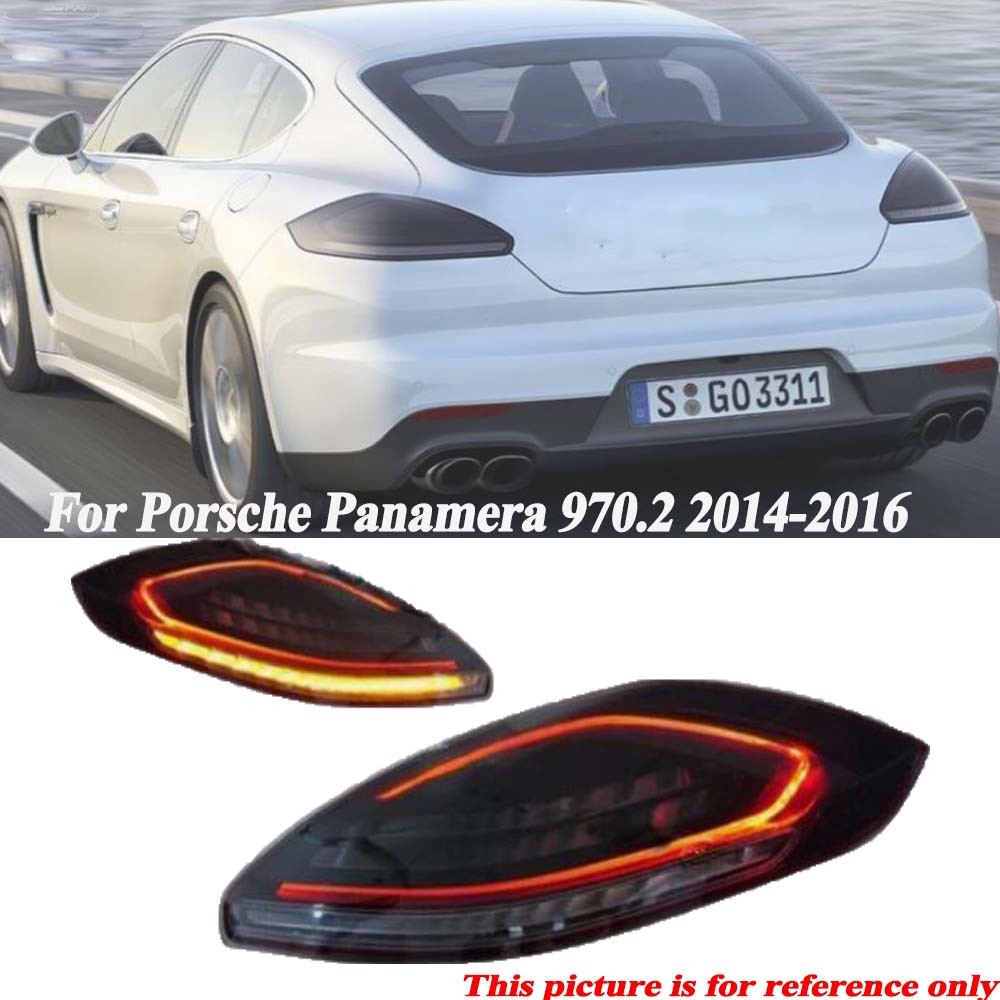 for Porsche for Panamera 970.2 2014-2016 LR Smoked LED Taillight Assembly Replace