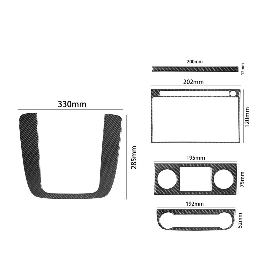 Carbon Fiber Digital Climate Panel Trim For Silverado/tahoe/ for sierra 2007-2014 C
