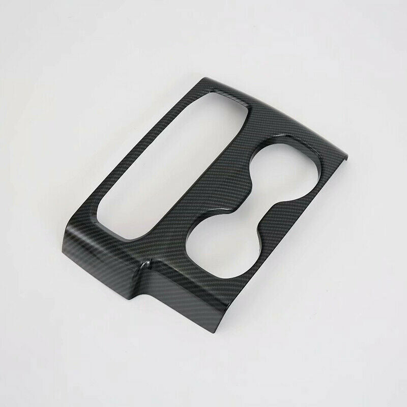 for Hyundai Santa Fe 2019-2021 Carbon Fiber Look Gear Shift Box Panel Cover Trim