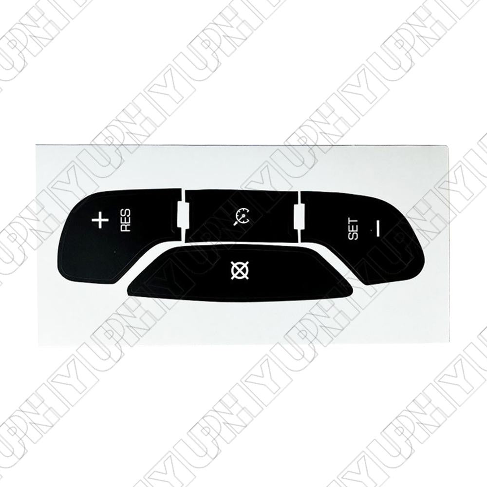 Steering Wheel Radio Control Button Stickers for Chevrolet Silverado 1500 07-14