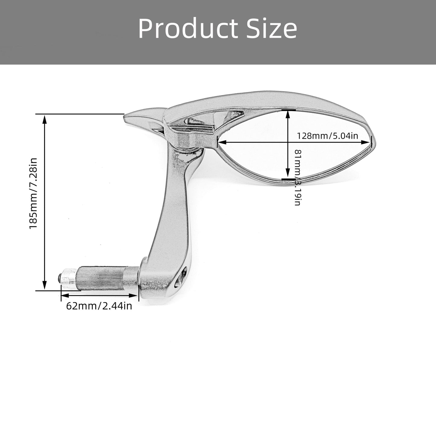 for Honda for Yamaha for Ducati Dirt Bike 7/8/22mm Handle Bar End Rear View Mirrors