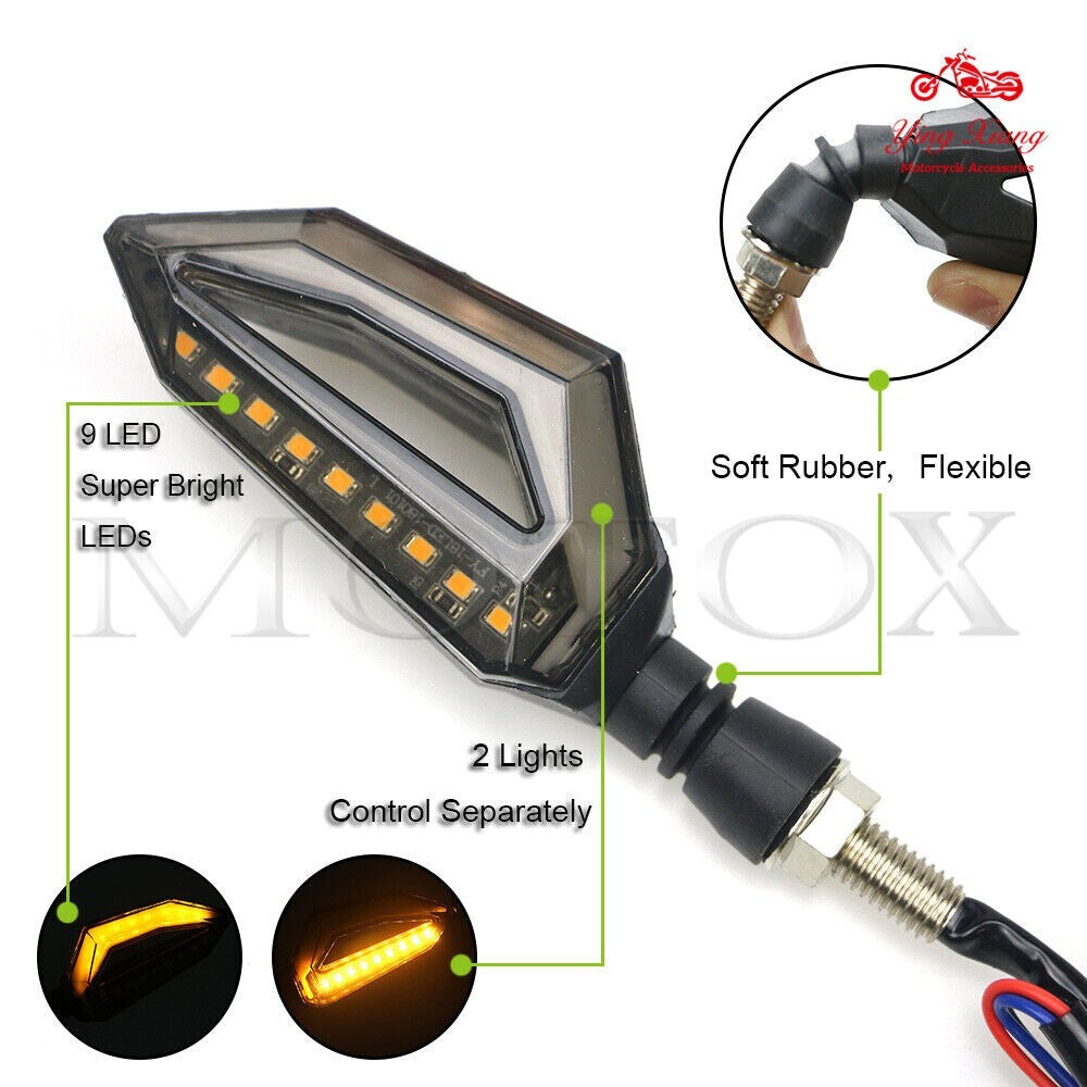 Flasher Indicator Turn Signal Light Fit For CBR600RR/900RR CB1000 VFR800 VTR