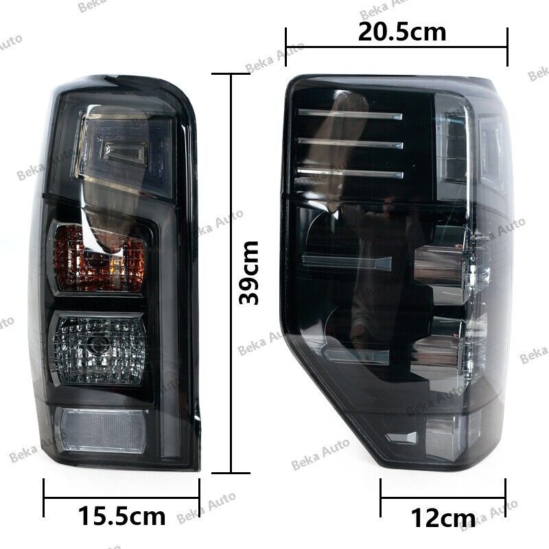 LH taillight and brake light smoked finish suitable for Mitsubishi L200 Triton 2019-2020