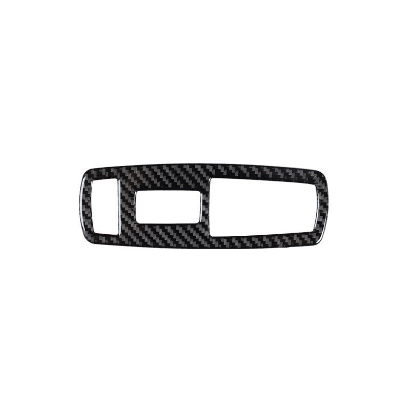 Carbon Fiber Door Window Lift Switch Panel Cover Trim for Jeep Liberty 2008-2012