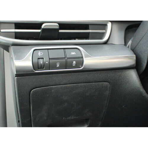 for Hyundai for Elantra 2021-2023 Matte Silver Headlight Switch Button Cover Trim