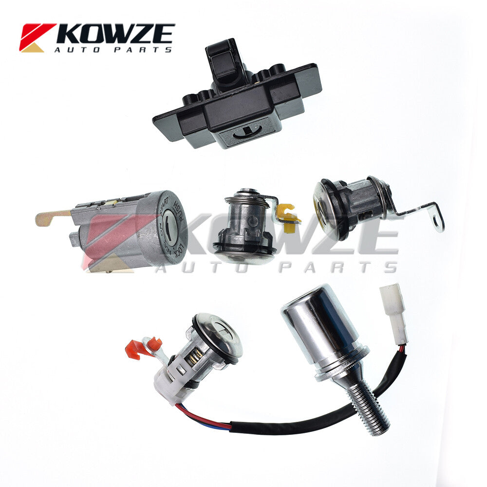Lock Cylinder Key Set for Mitsubishi Pajero Montero 2nd 1990-2003